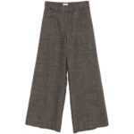 ALYSI Pantalone grisaglia Brown