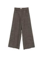 ALYSI Pantalone grisaglia Brown
