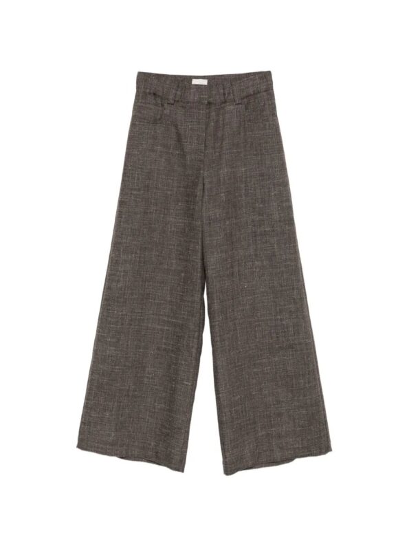 ALYSI Pantalone grisaglia Brown