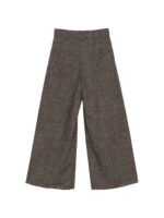 ALYSI Pantalone grisaglia Brown
