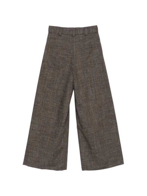 ALYSI Pantalone grisaglia Brown