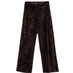 ALYSI Pantalone Velluto Brown