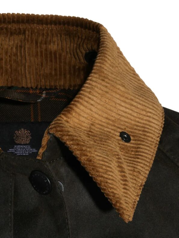 BARBOUR Giubbino Womens Bedale Green