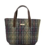 BARBOUR Borsa Mini Quilted Green