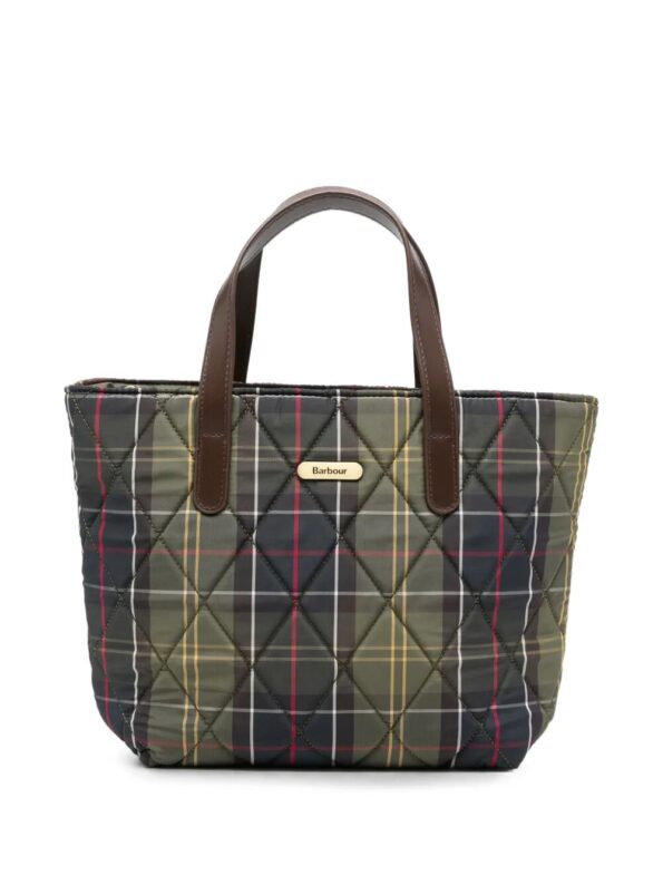 BARBOUR Borsa Mini Quilted Green