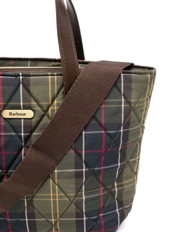 BARBOUR Borsa Mini Quilted Green