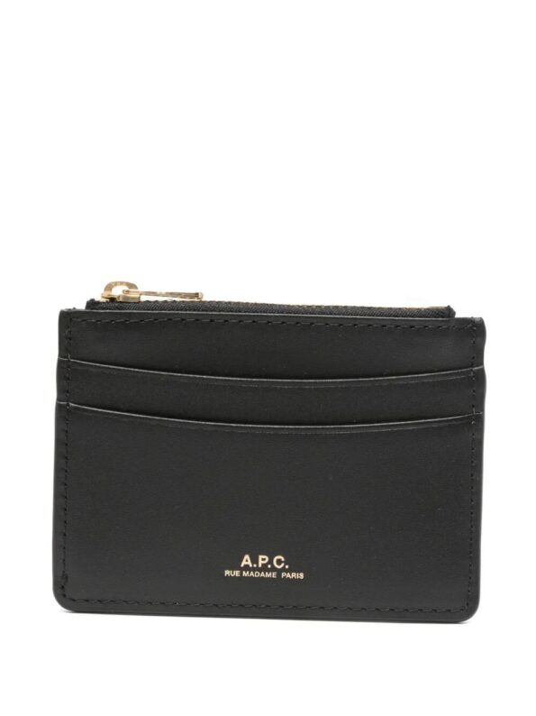 A.P.C. Porta Carte Paris Black