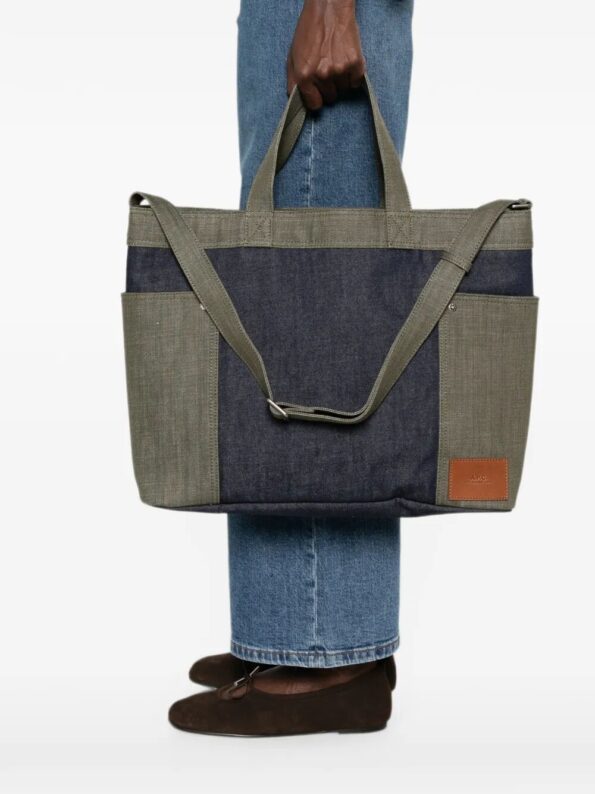 A.P.C. Borsa Cabas Jardin Multicolour