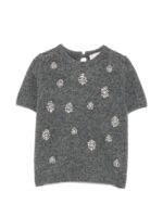 I BLUES Maglia con Pietre Grey