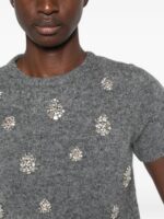 I BLUES Maglia con Pietre Grey