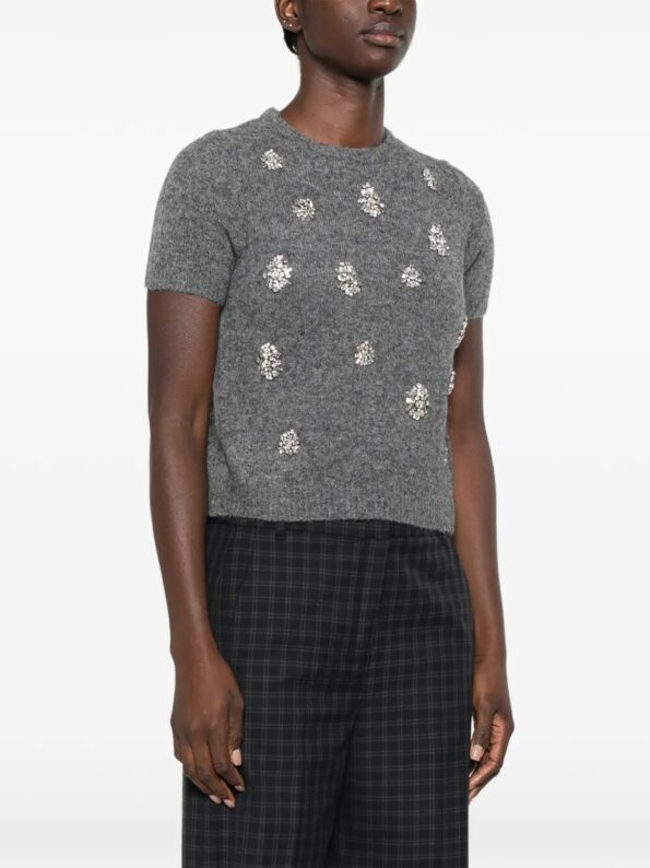 17082026_542.jpg I BLUES Maglia con Pietre Grey