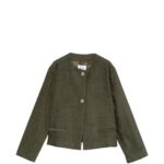 NIU Giacca vellutino Green