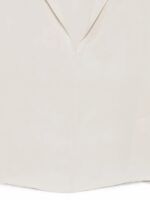 ALYSI Blusa seta con polso righe Grey