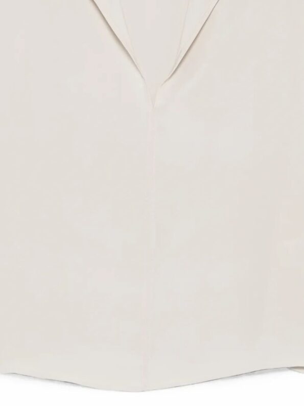 ALYSI Blusa seta con polso righe Grey