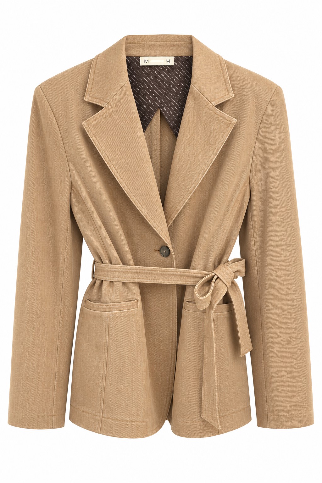 18072_70031-1.jpg LEISURE MM MAX MARA Giacca effetto denim Nude & Neutrals