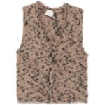 ALYSI Gilet maglia Brown