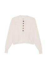 ALYSI Maglia con bottoni Nude & Neutrals