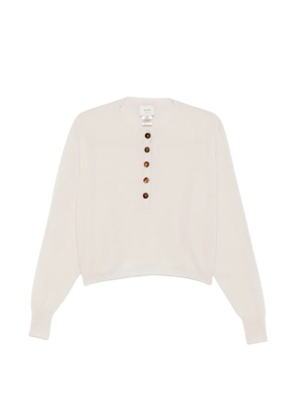 ALYSI Maglia con bottoni Nude & Neutrals