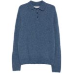 ORIGINAL VINTAGE Polo con 3 Bottoni Blue