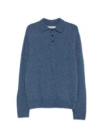 ORIGINAL VINTAGE Polo con 3 Bottoni Blue