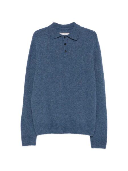 ORIGINAL VINTAGE Polo con 3 Bottoni Blue