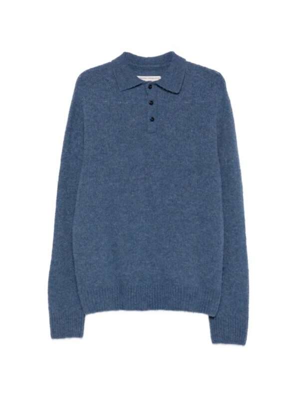 ORIGINAL VINTAGE Polo con 3 Bottoni Blue