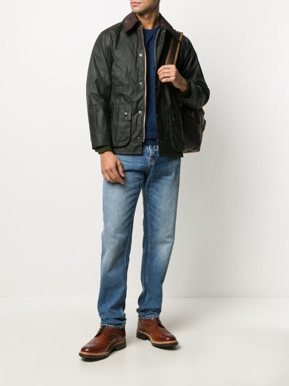 BARBOUR Giubbino Bedale cerato Green