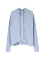ALYSI Camicia fiocco Blue