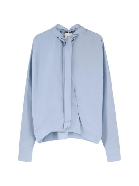ALYSI Camicia fiocco Blue