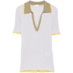 ROBERTO COLLINA Polo a coste Pink & Purple