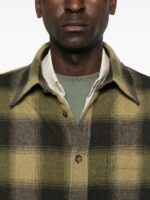 A.P.C. Overshirt quadri Brown