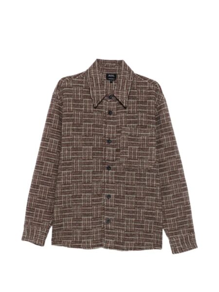 A.P.C. Overshirt Pink & Purple