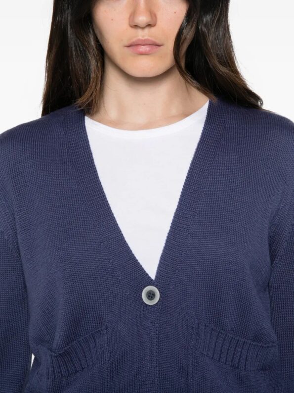 01102026_191.jpg INTRECCI Cardigan con tasche Blue