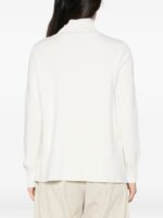 INTRECCI Dolcevita viscosa con bottone White