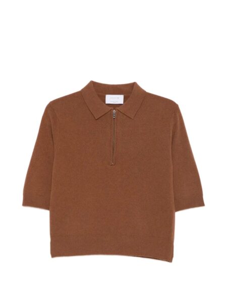 N1 FIESOLI Polo Manica 3/4 Brown