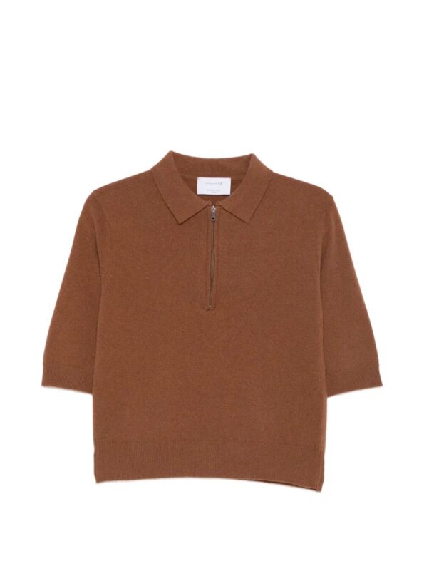 N1 FIESOLI Polo Manica 3/4 Brown
