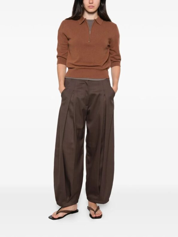 N1 FIESOLI Polo Manica 3/4 Brown
