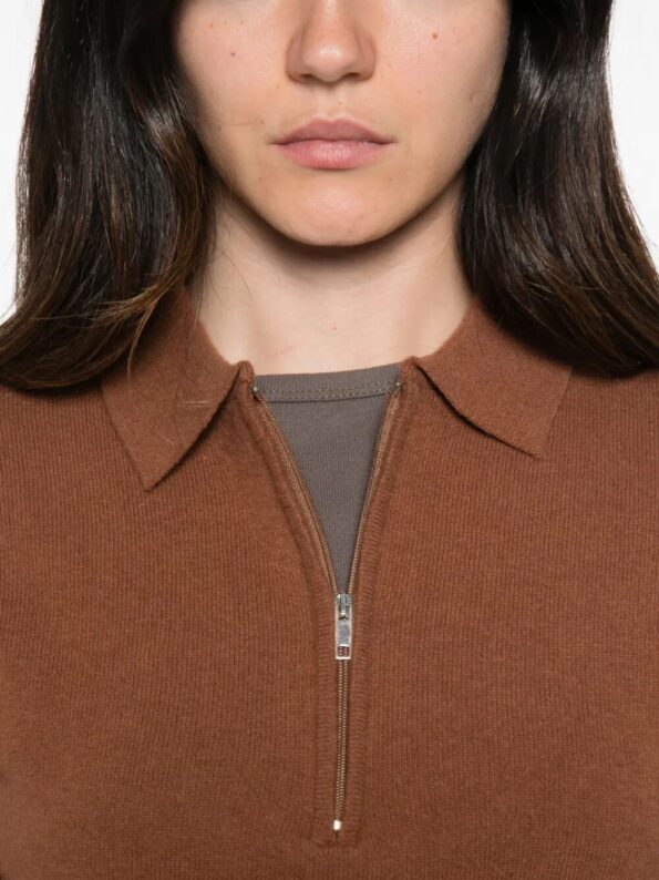01102026_240.jpg N1 FIESOLI Polo Manica 3/4 Brown