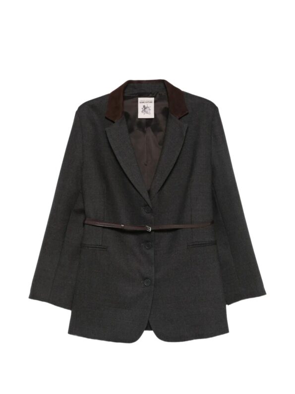 SEMICOUTURE Giacca Christobel Grey