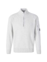 C.P. COMPANY Maglia con zip frontale Nude & Neutrals