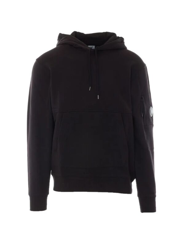 C.P. COMPANY Felpa Con Cappuccio Black