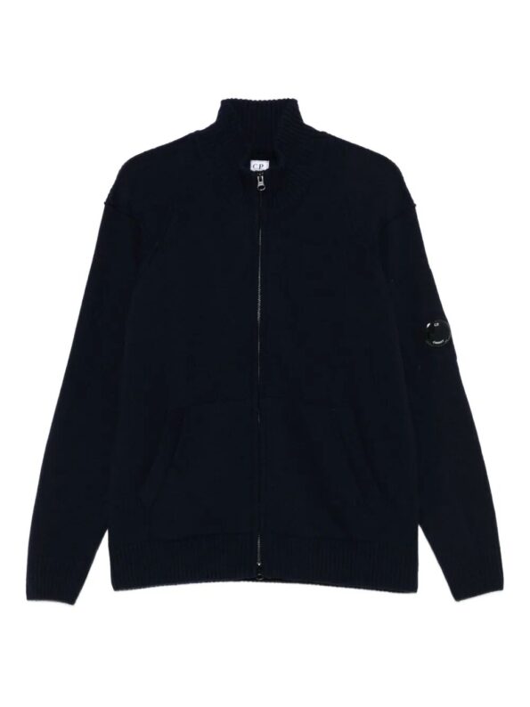C.P. COMPANY Cardigan con zip Blue