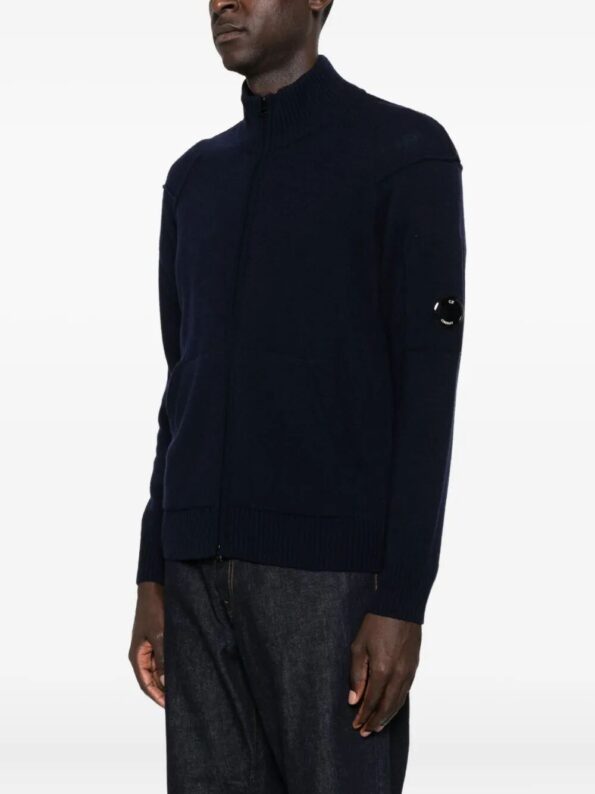 C.P. COMPANY Cardigan con zip Blue