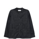 ORIGINAL VINTAGE Giacca Work Con Tasconi Blue