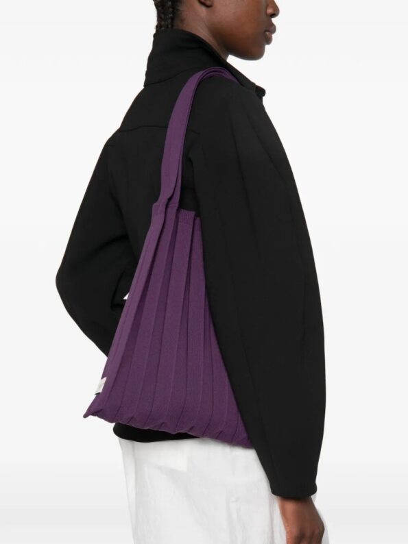 PLEATSMAMA Borsa pieghe Pink & Purple