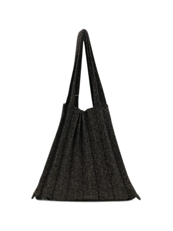 PLEATSMAMA Borsa glitter Black