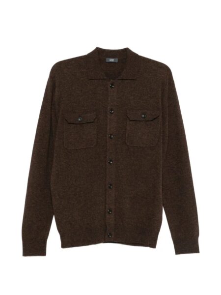HOSIO Maglia Polo Brown