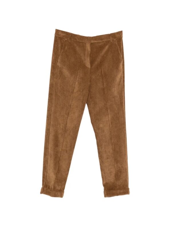 I BLUES Pantalone in Velluto Brown