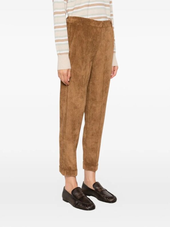I BLUES Pantalone in Velluto Brown