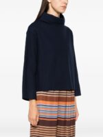 NIU Maglia Lana cotta con collo Blue